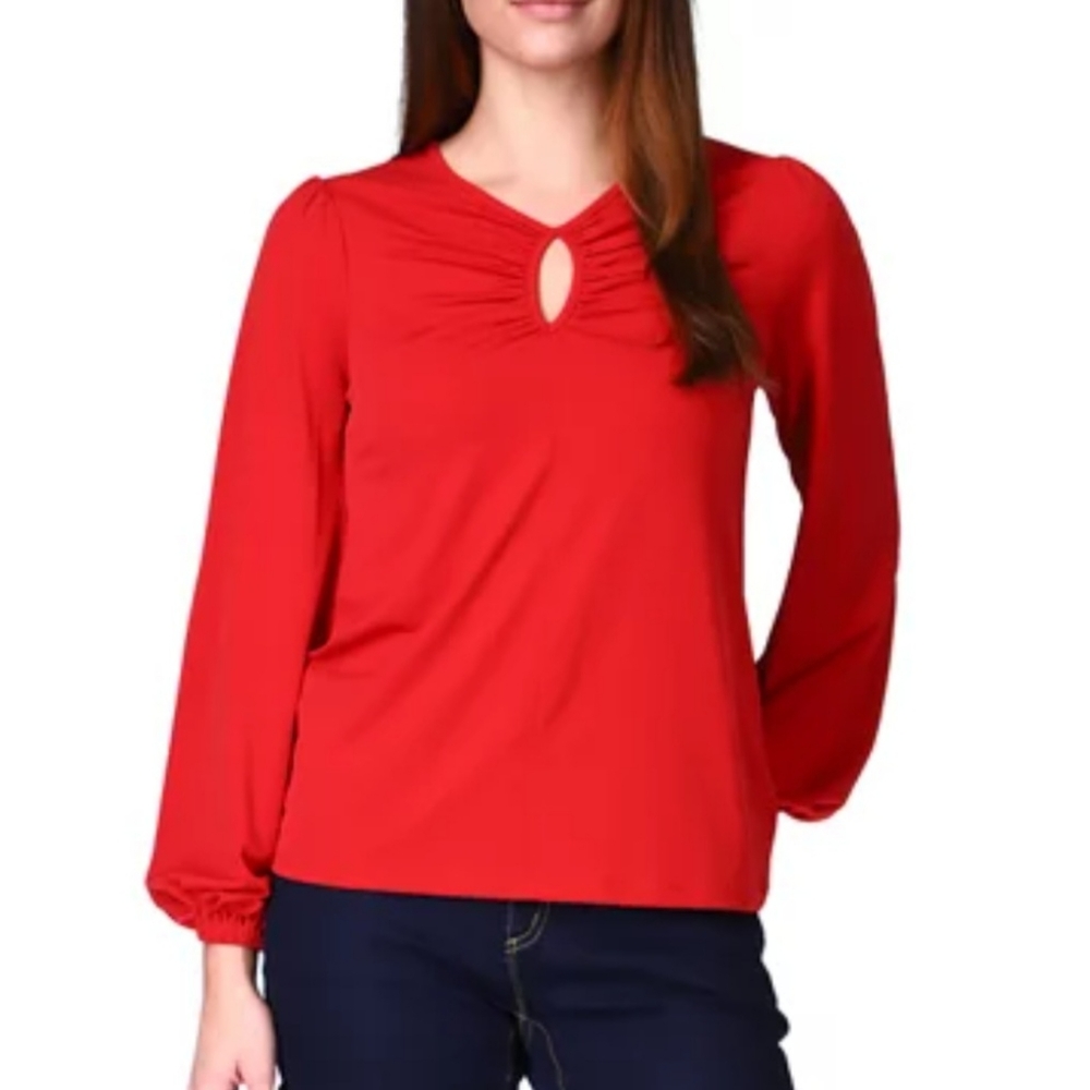 NEW Michael Kors Long Sleeve Blouse